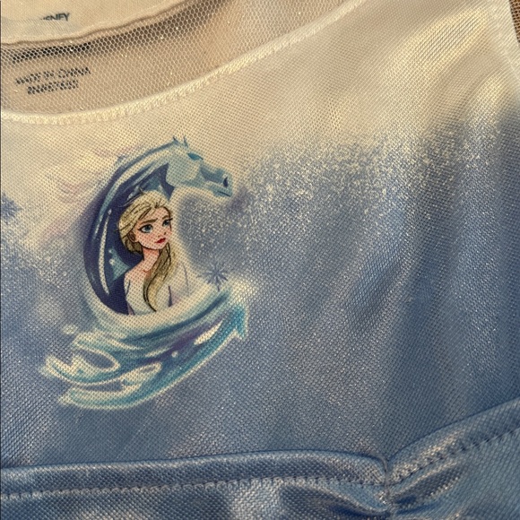 Girls Blue White Disney Frozen 2 Elsa Nightgown Size 4T - Picture 5 of 9
